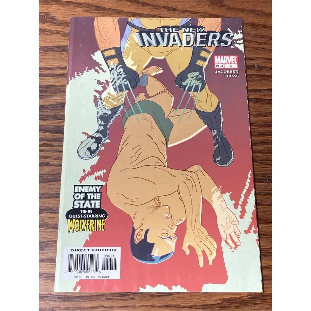 The New Invaders #6 with Wolverine! 2005 Marvel Comic